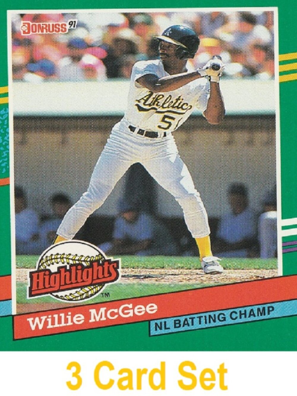 Willie McGee Baseball Card Collection